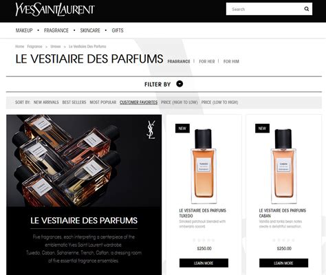 yves st laurent site officiel.